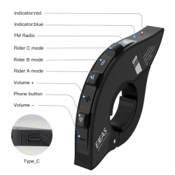 Bluetooth Далечински Управувач за EJEAS Интерком Системи